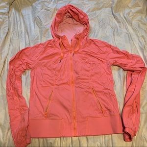 Lululemon Hoodie Jacket Coral Pink Size 8